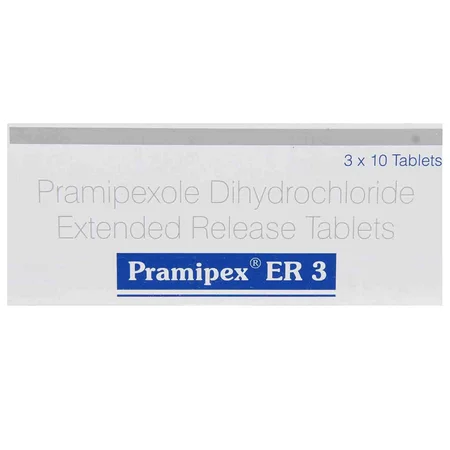 Pramipex ER 3 Tablet 10's