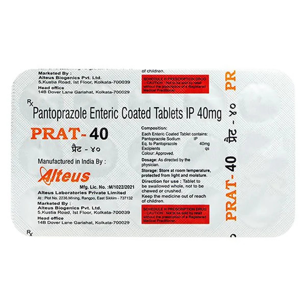 Prat 40 Tablet 15's
