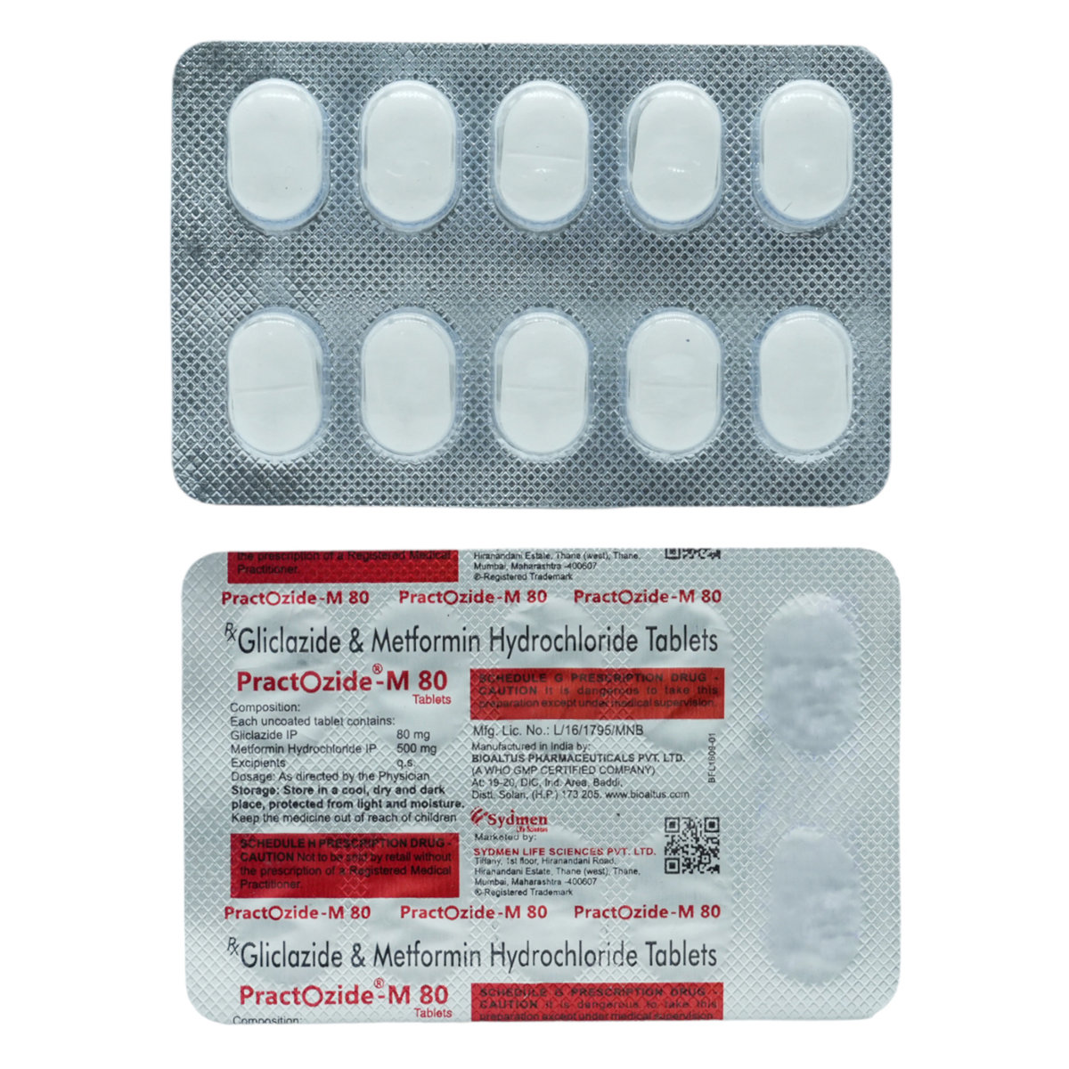 Practozide-M 80 Tablet 10's, Pack of 10 TABLETS Practozide-M 80 Tablet 10's, Pack of 10 TABLETS