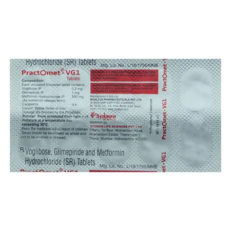 Practomet-VG1 Tablet 10's