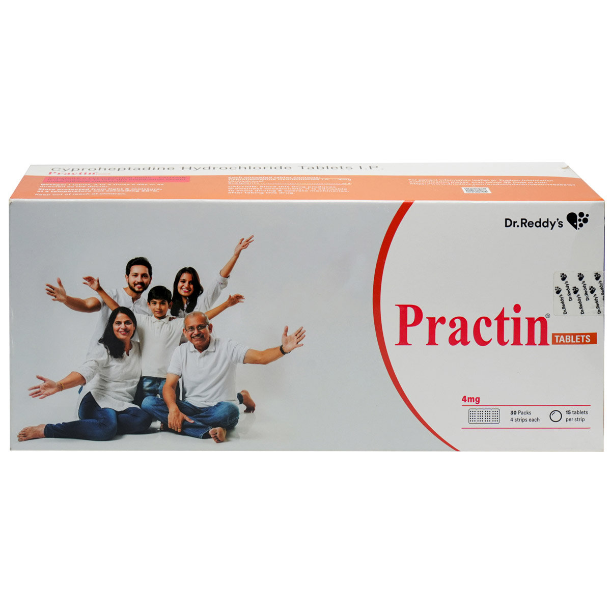 Practin 4 mg Tablet 15's, Pack of 15 TabletS Practin 4 mg Tablet 15's, Pack of 15 TabletS