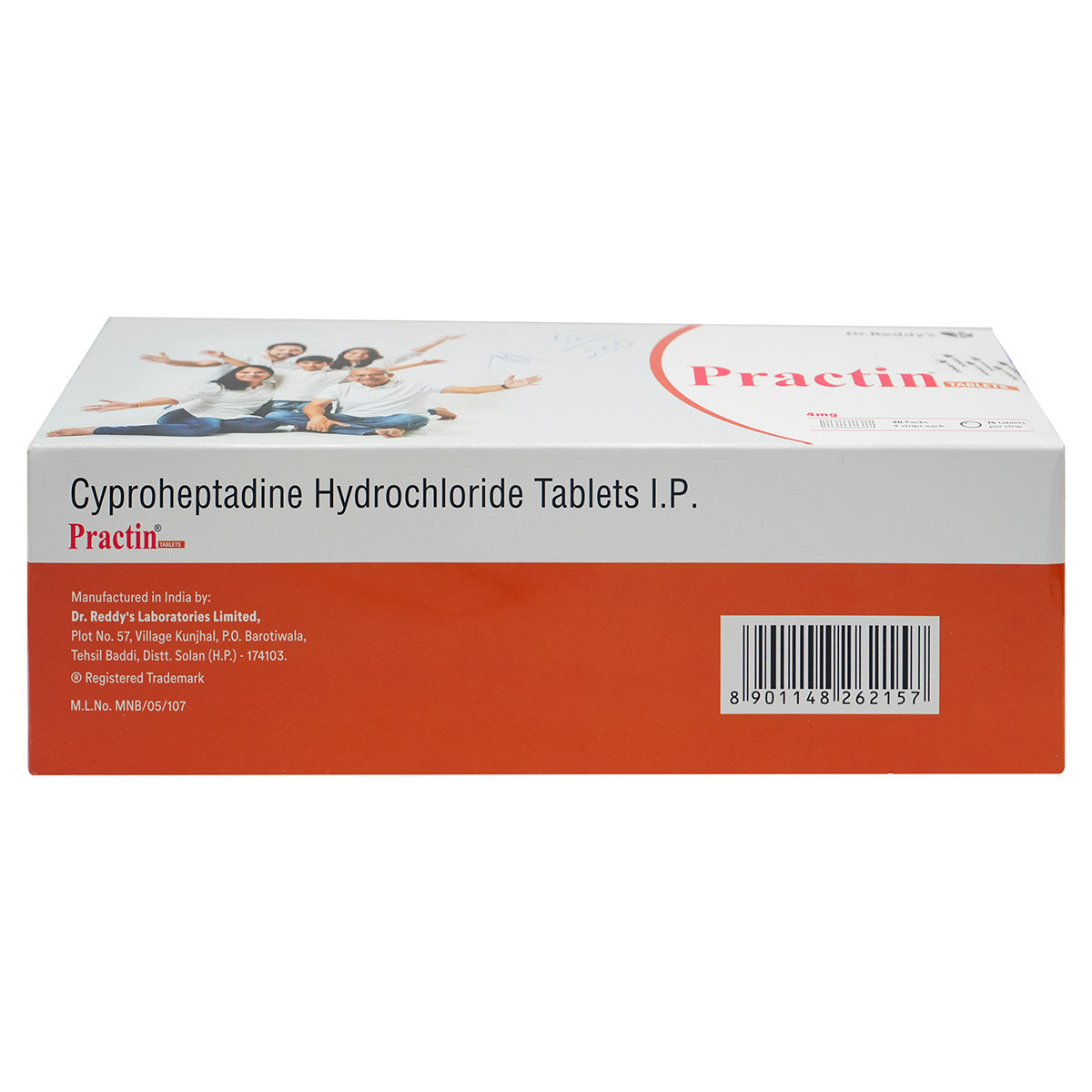 Practin 4 mg Tablet 15's, Pack of 15 TabletS Practin 4 mg Tablet 15's, Pack of 15 TabletS