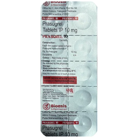 Prasgrel-10 Tablet 10's