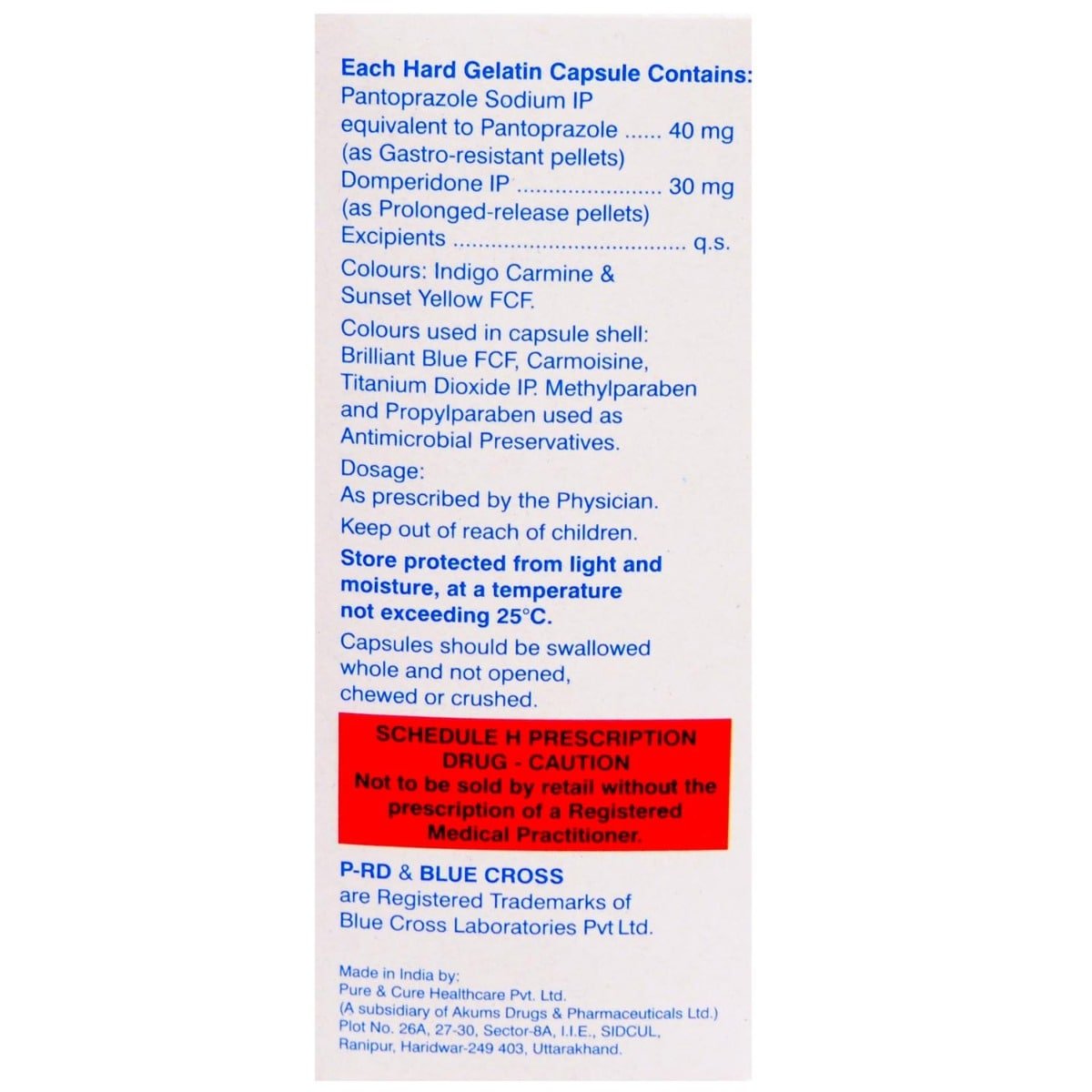 P-RD Capsule 15's, Pack of 15 P-RD Capsule 15's, Pack of 15