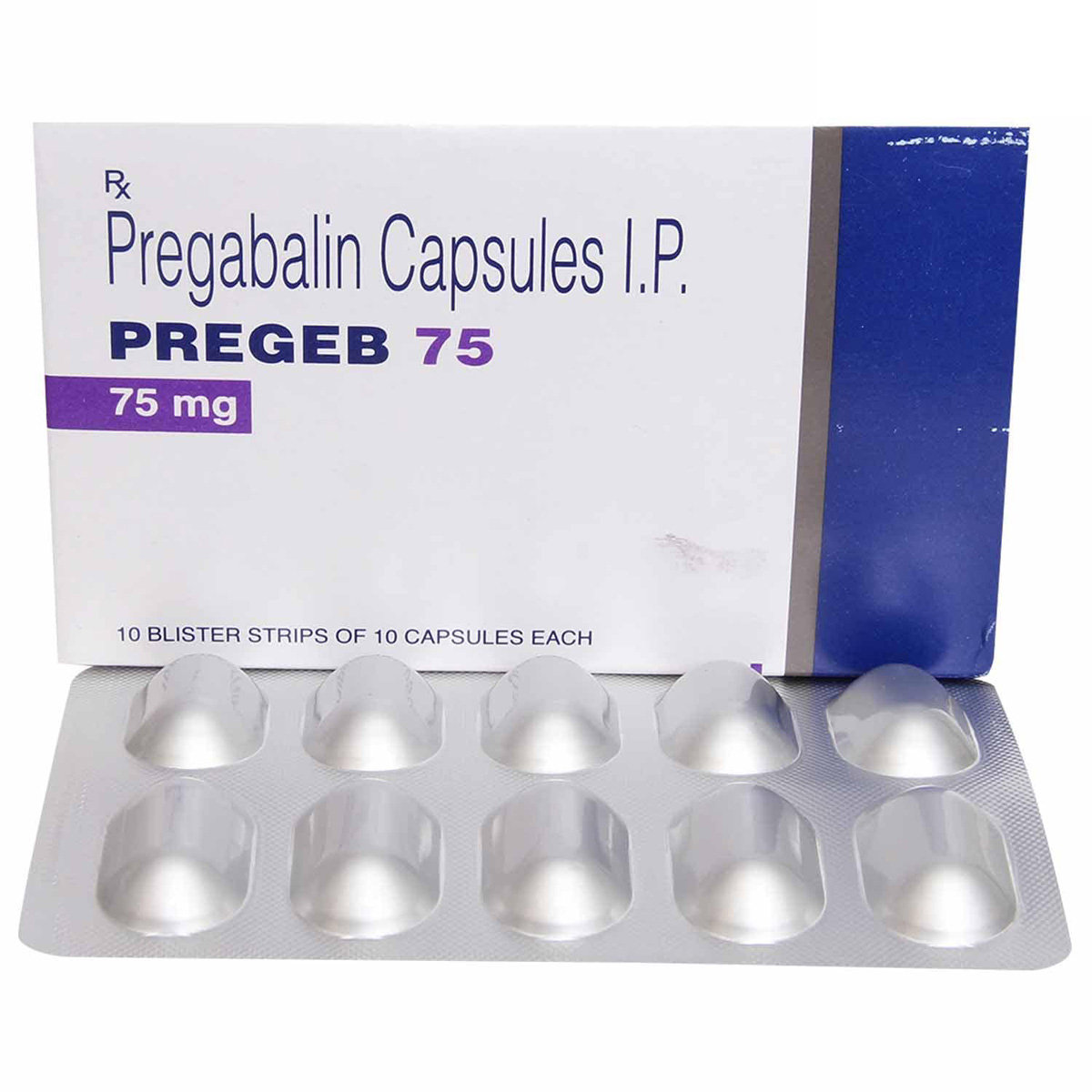Pregeb 75 Capsule 10's, Pack of 10 CAPSULES Pregeb 75 Capsule 10's, Pack of 10 CAPSULES
