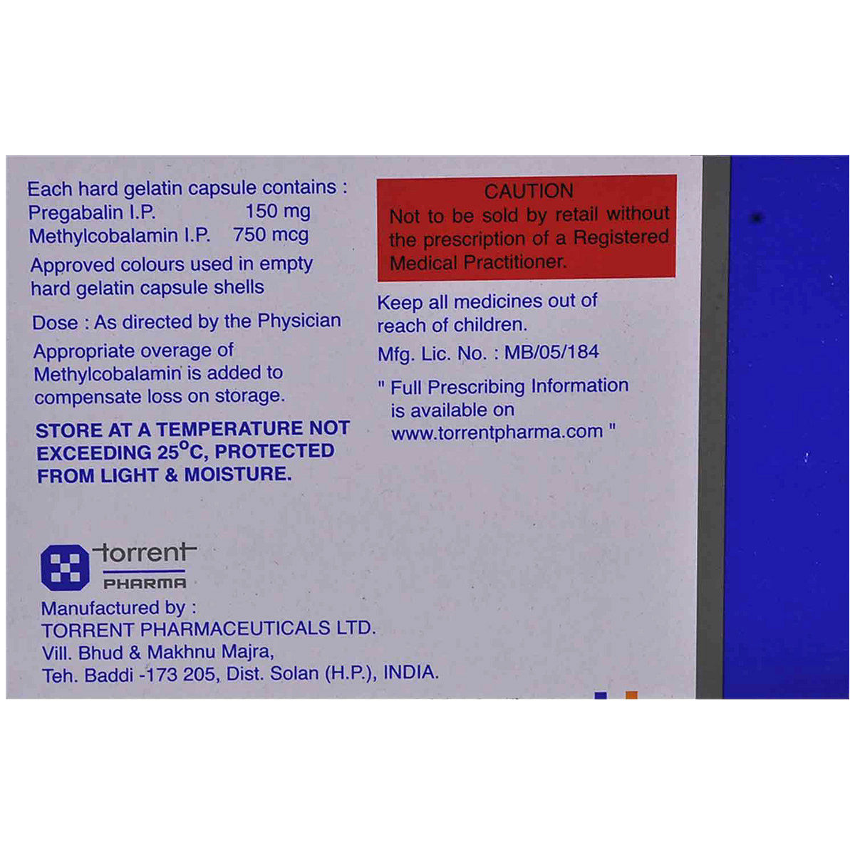 Pregalin M 150 Capsule 10's, Pack of 10 Pregalin M 150 Capsule 10's, Pack of 10