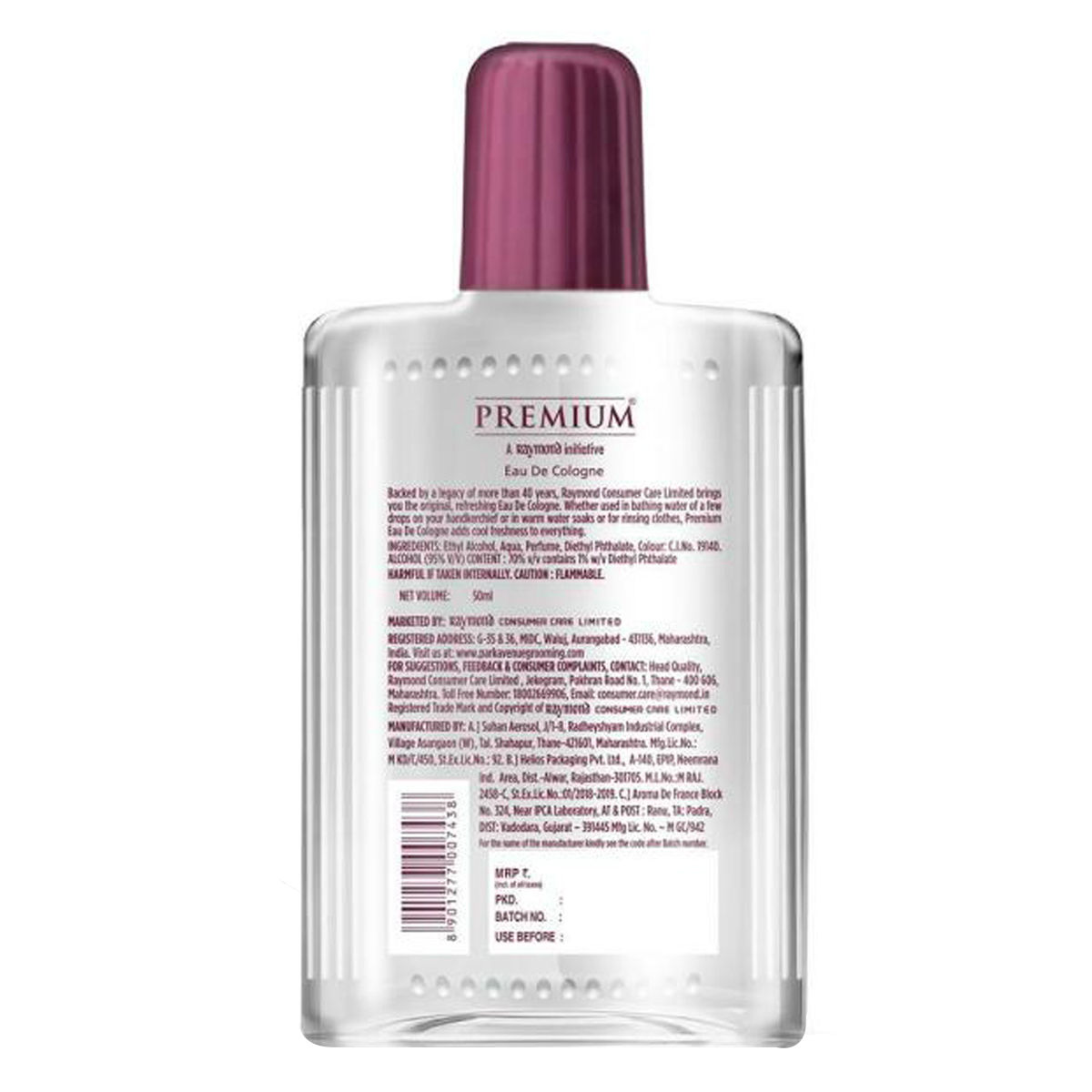 Premium Eau de cologne 100ml