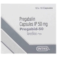Pregabid-50 Capsule 10's