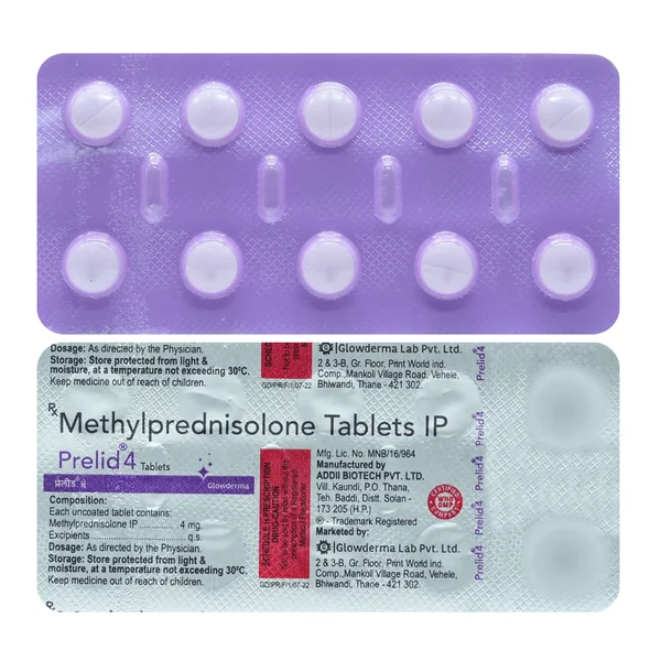 Prelid 4 mg Tablet 10's, Pack of 10 TabletS