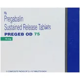 Pregeb OD 75 Tablet 10's, Pack of 10 TABLETS