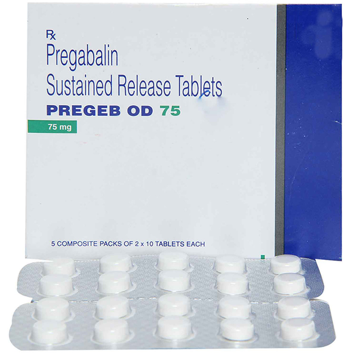 Pregeb OD 75 Tablet 10's, Pack of 10 TABLETS Pregeb OD 75 Tablet 10's, Pack of 10 TABLETS