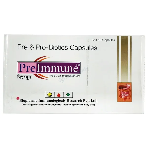 Preimmune Cap 10'S, Pack of 10