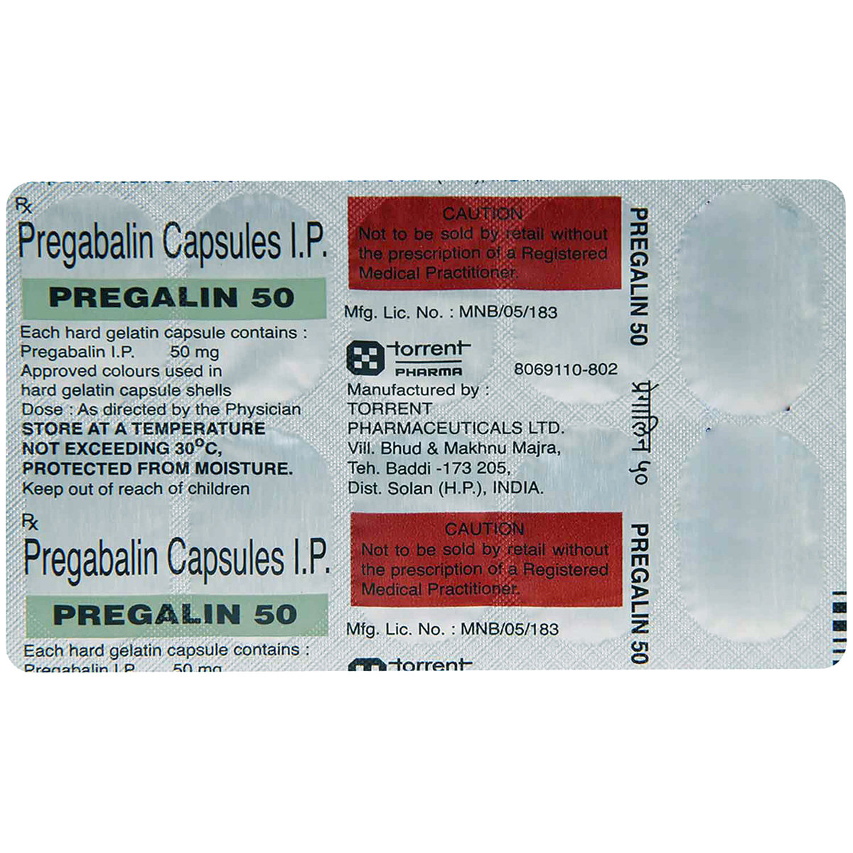 Pregalin 50 Capsule 10's, Pack of 10 CAPSULES Pregalin 50 Capsule 10's, Pack of 10 CAPSULES