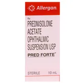 Pred Forte Ophthalmic Suspension 10 ml, Pack of 1 OPTHALMIC SUSPENSION