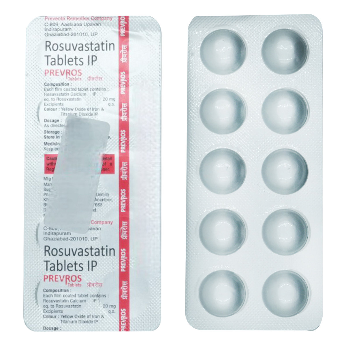 Prevros Tablet 10's, Pack of 10 TABLETS Prevros Tablet 10's, Pack of 10 TABLETS