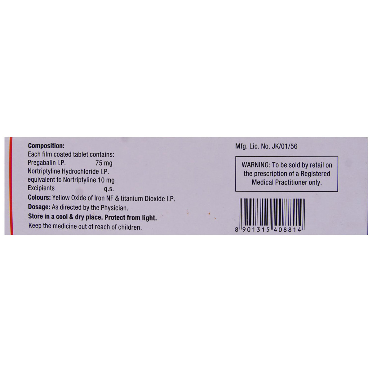 Pregaba NT Tablet 10's, Pack of 10 Pregaba NT Tablet 10's, Pack of 10