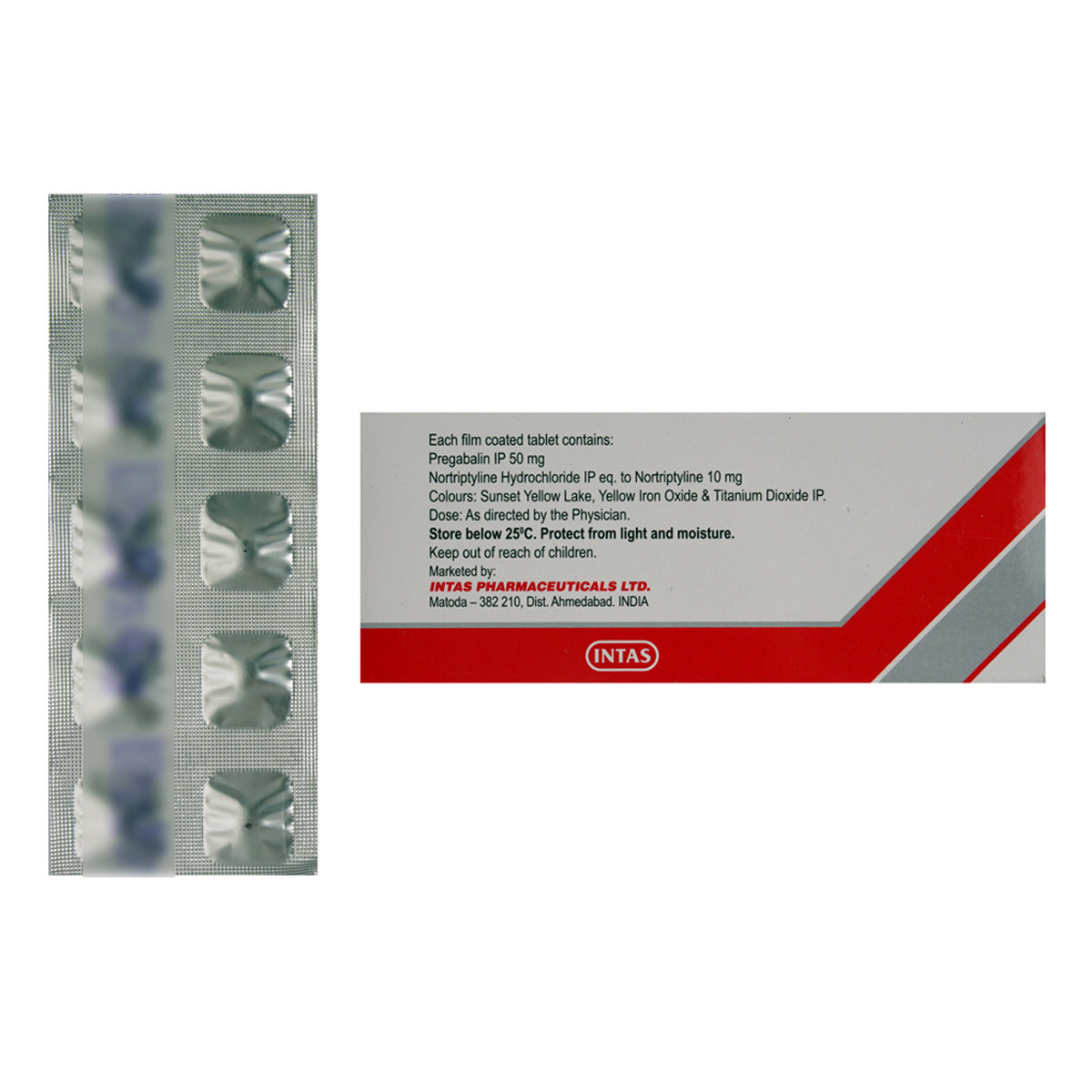 Pregabid NT 50 Tablet 10's, Pack of 10 Pregabid NT 50 Tablet 10's, Pack of 10