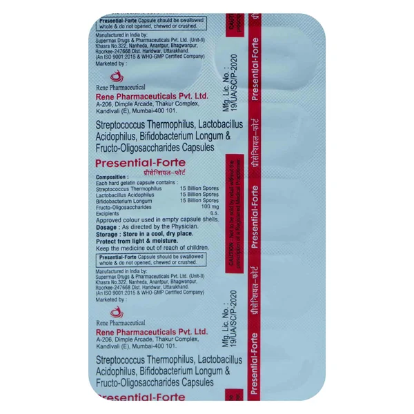 Presential Forte Capsule 10's