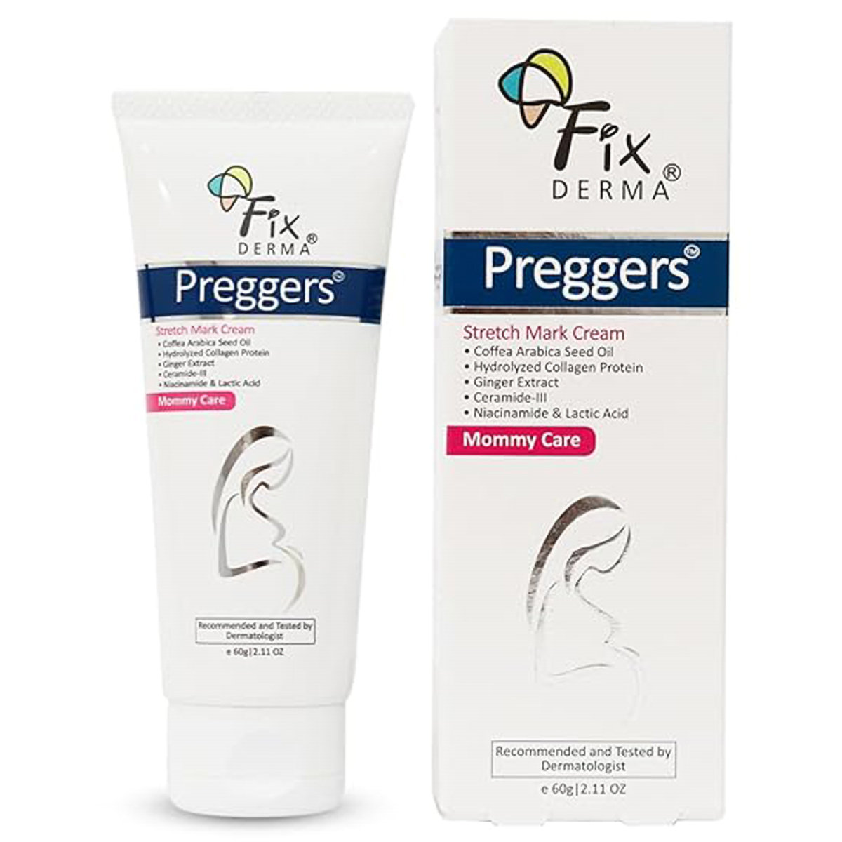 Fixderma Preggers Stretch Mark Cream 60 Gm, Pack of 1 Fixderma Preggers Stretch Mark Cream 60 Gm, Pack of 1
