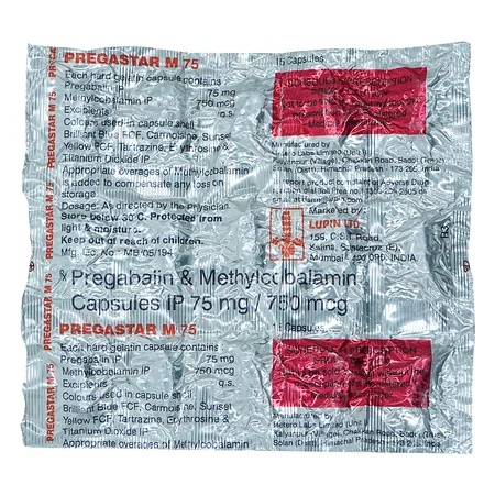 Pregastar M 75 Capsule 15's