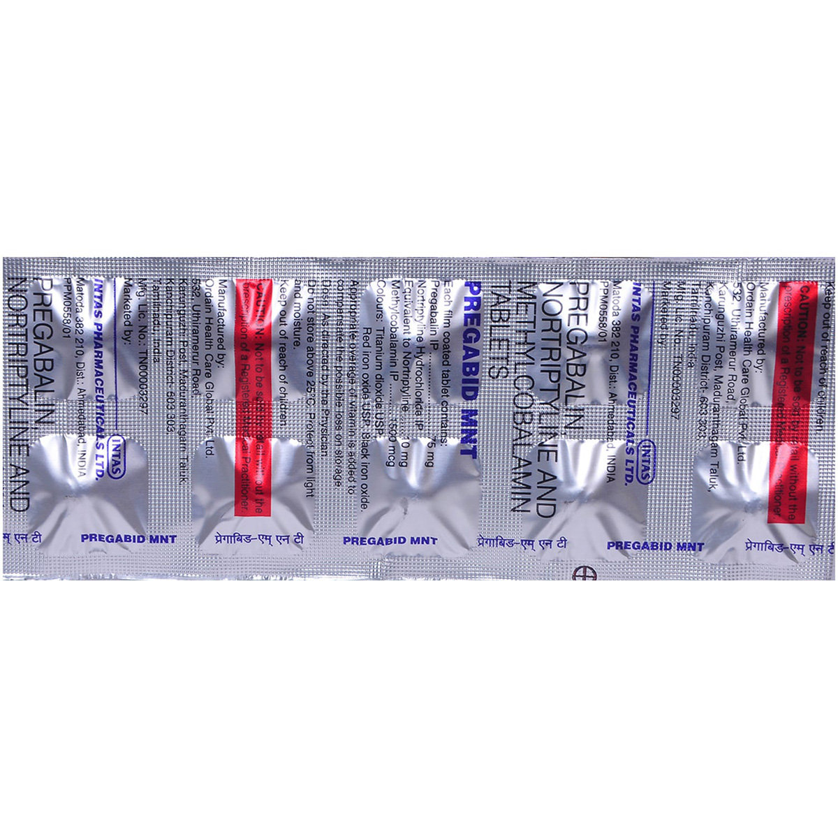 Pregabid MNT Tablet 10's, Pack of 10 TABLETS Pregabid MNT Tablet 10's, Pack of 10 TABLETS