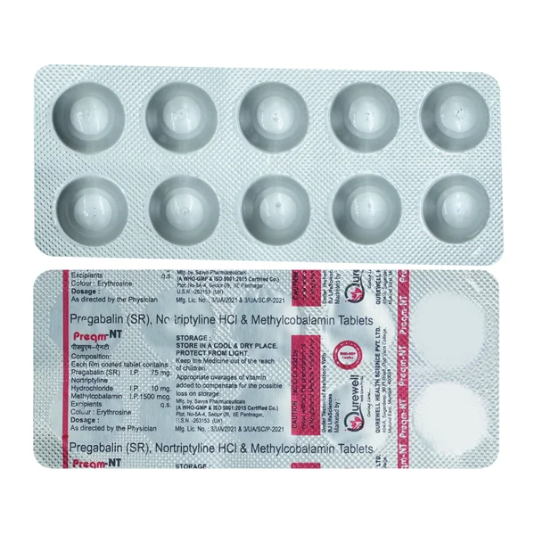 Preqm NT 75 Tablet 10's, Pack of 10