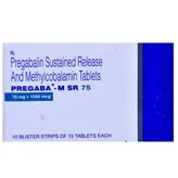 Pregaba M SR 75 Tablet 15's, Pack of 15 TABLETS
