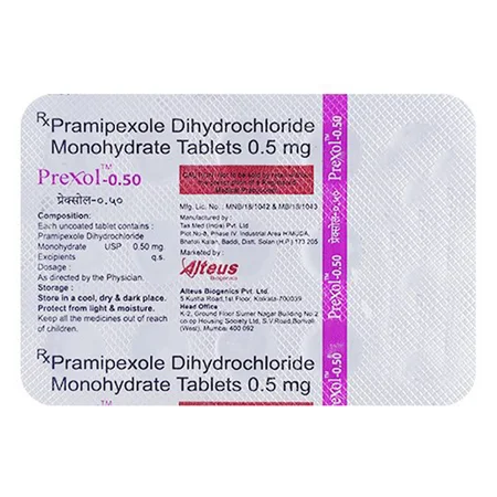 Prexol 0.5 mg Tablet 15's