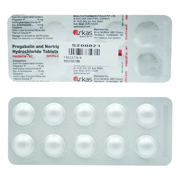 Pregatin-NT 75 mg Tablet 10's