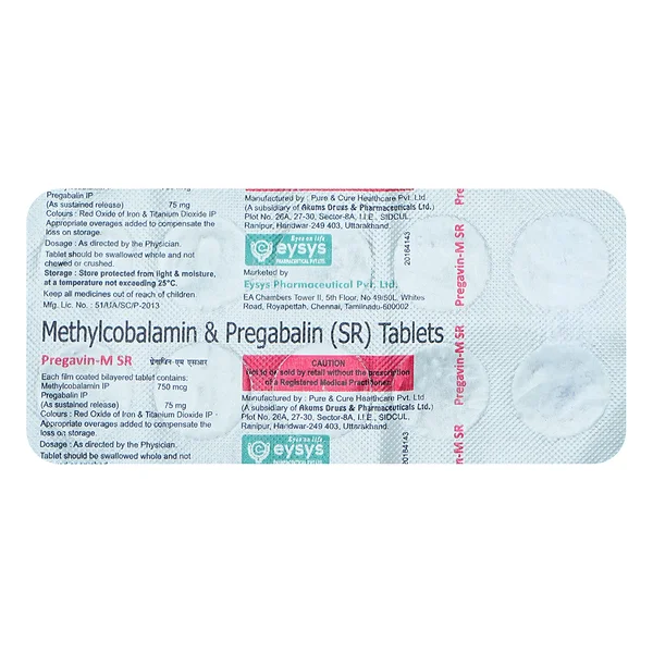 Pregavin-M SR Tablet 10's