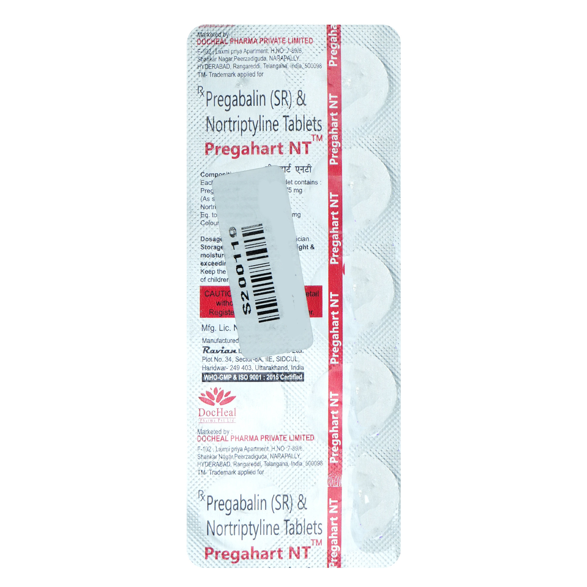 Pregahart NT Tablet 10's, Pack of 10 Pregahart NT Tablet 10's, Pack of 10