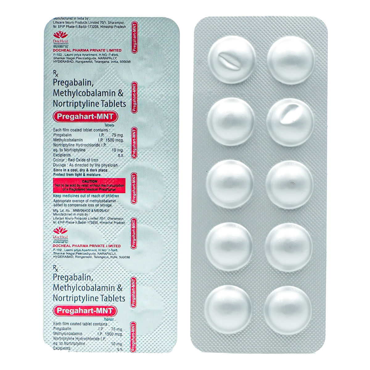 PREGAHART-MNT TABLETS 10'S, Pack of 10 TABLETS