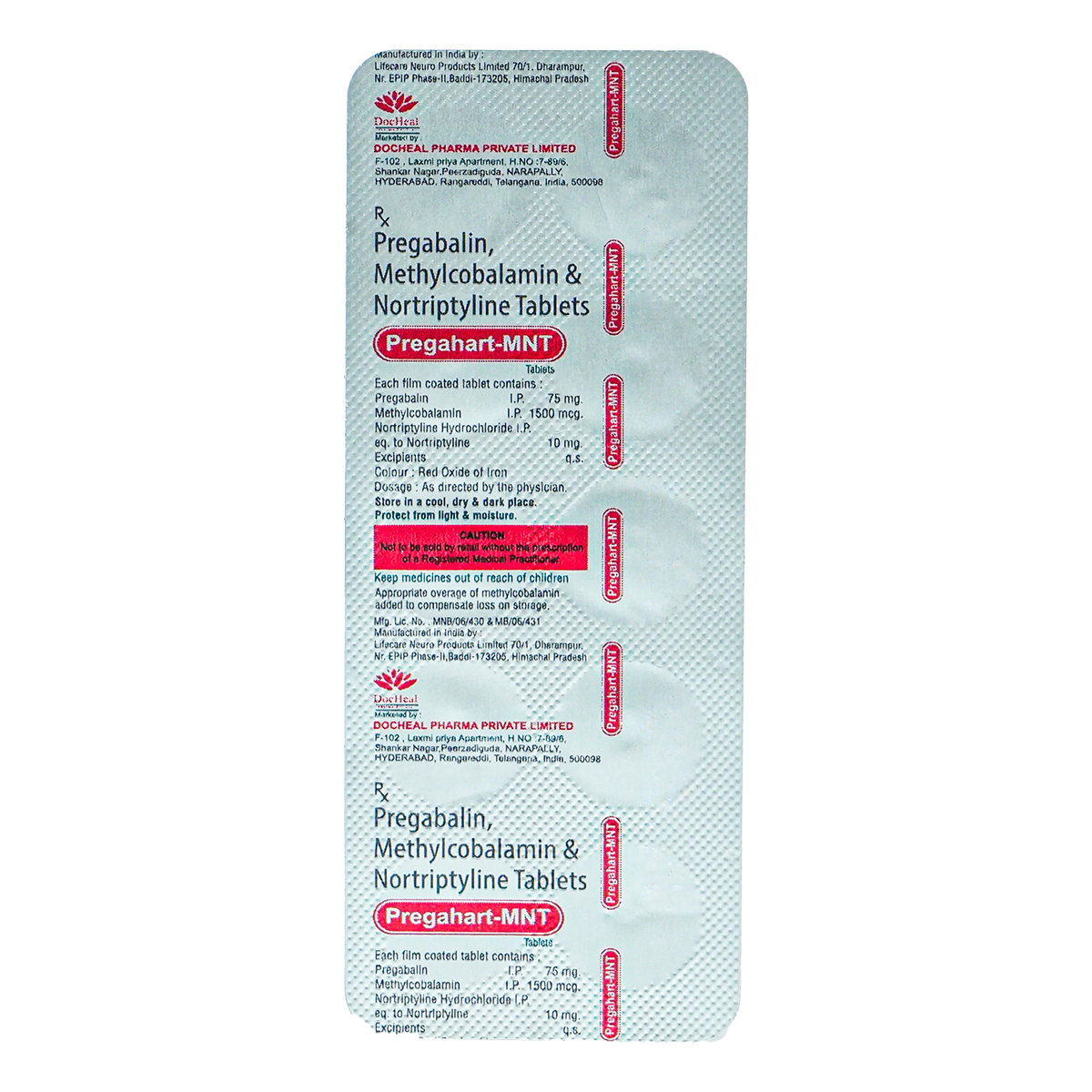 Pregahart-M NT Tablet 10's, Pack of 10 TabletS Pregahart-M NT Tablet 10's, Pack of 10 TabletS