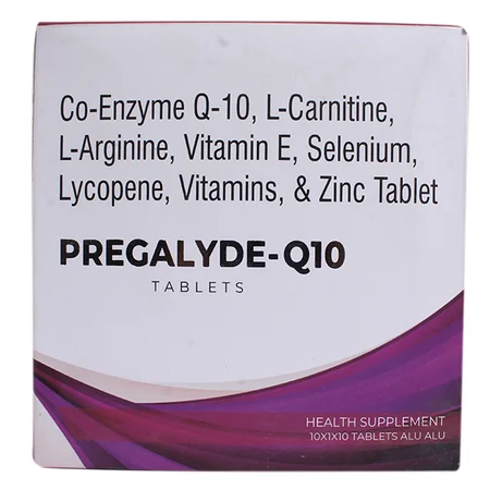 Pregalyde-Q10 Tablet 10's