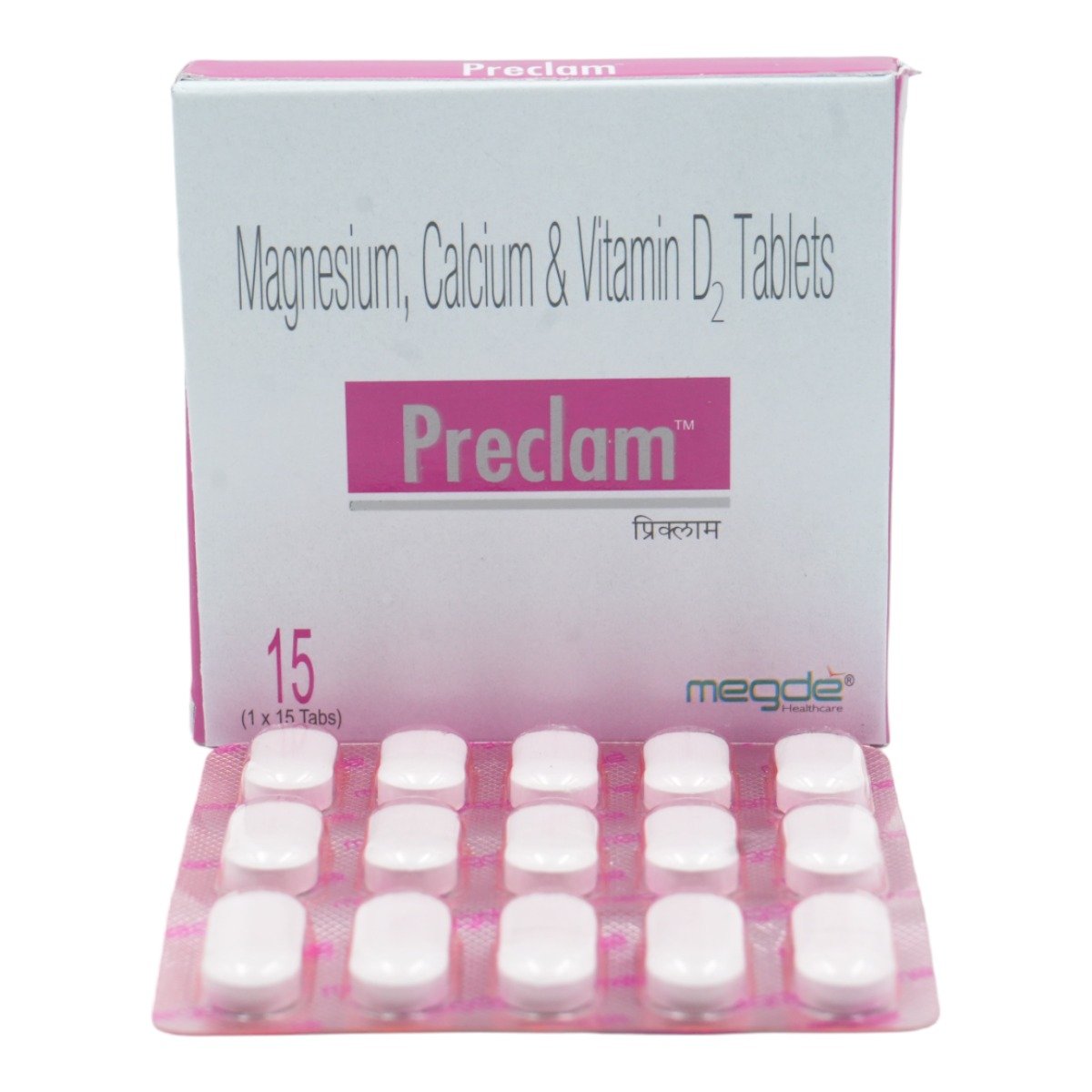 Preclam Tablet 15's, Pack of 15 Preclam Tablet 15's, Pack of 15