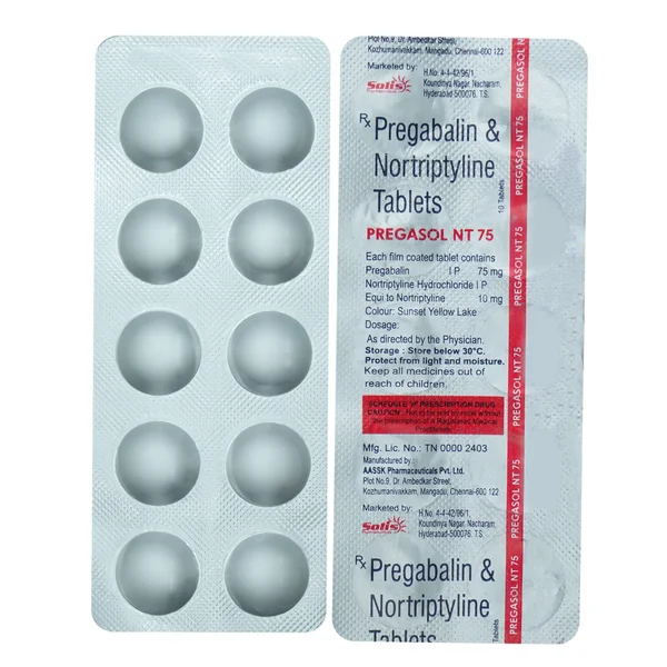 Pregasol NT 75 Tablet 10's
