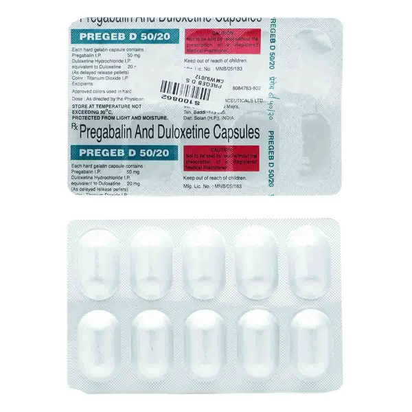 Pregeb D 50/20 Capsule 10's