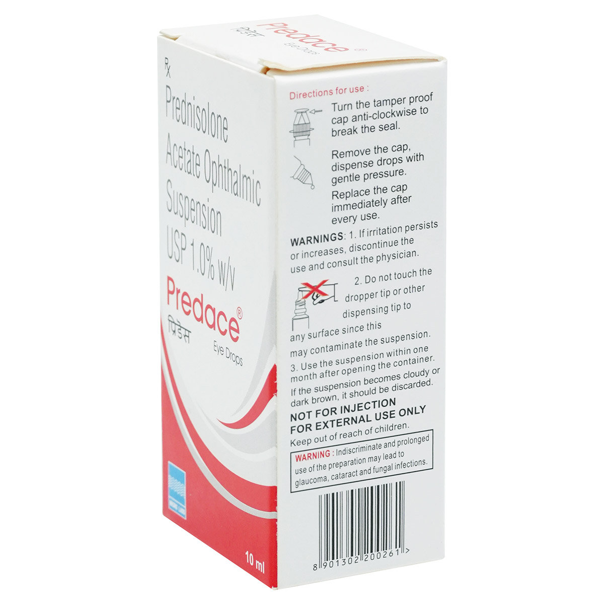 Predace 1% Eye Drops 10 ml, Pack of 1 Eye Drops Predace 1% Eye Drops 10 ml, Pack of 1 Eye Drops