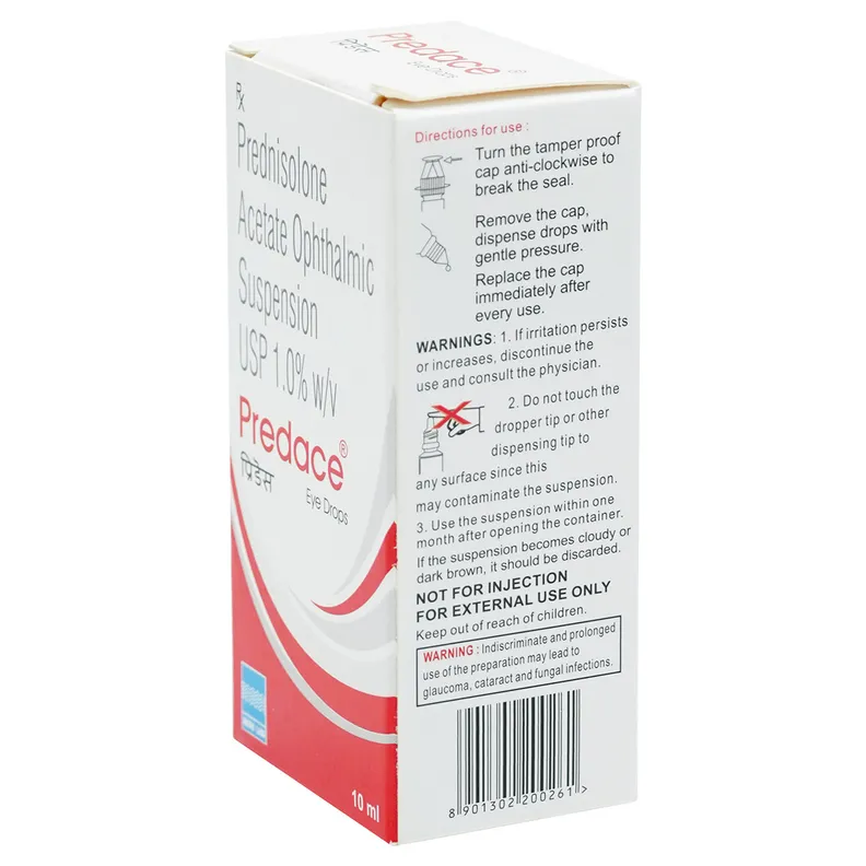 Predace 4 Buy Predace 1% Eye Drops online | Uses, Side Effects, Price and ...