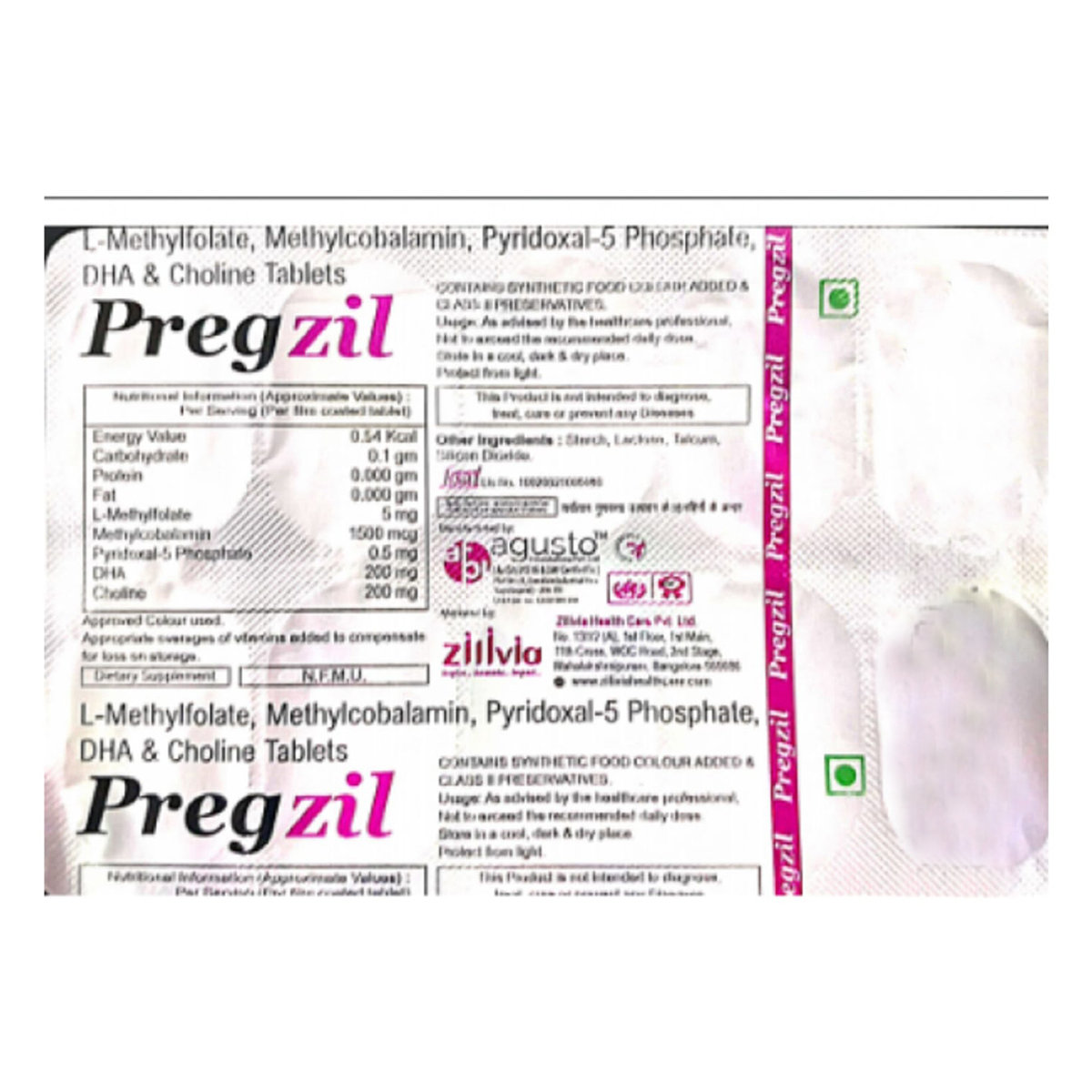Pregzil Tablet 10's Pregzil Tablet 10's