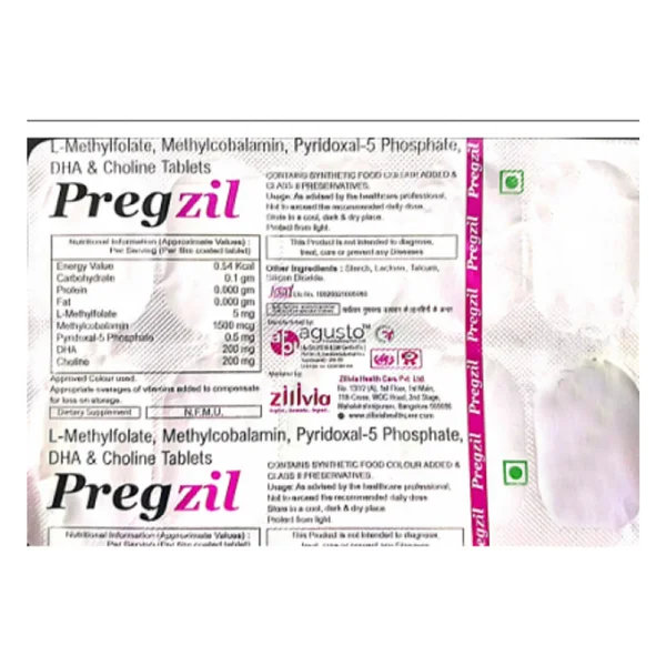 Pregzil Tablet 10's, Pack of 10