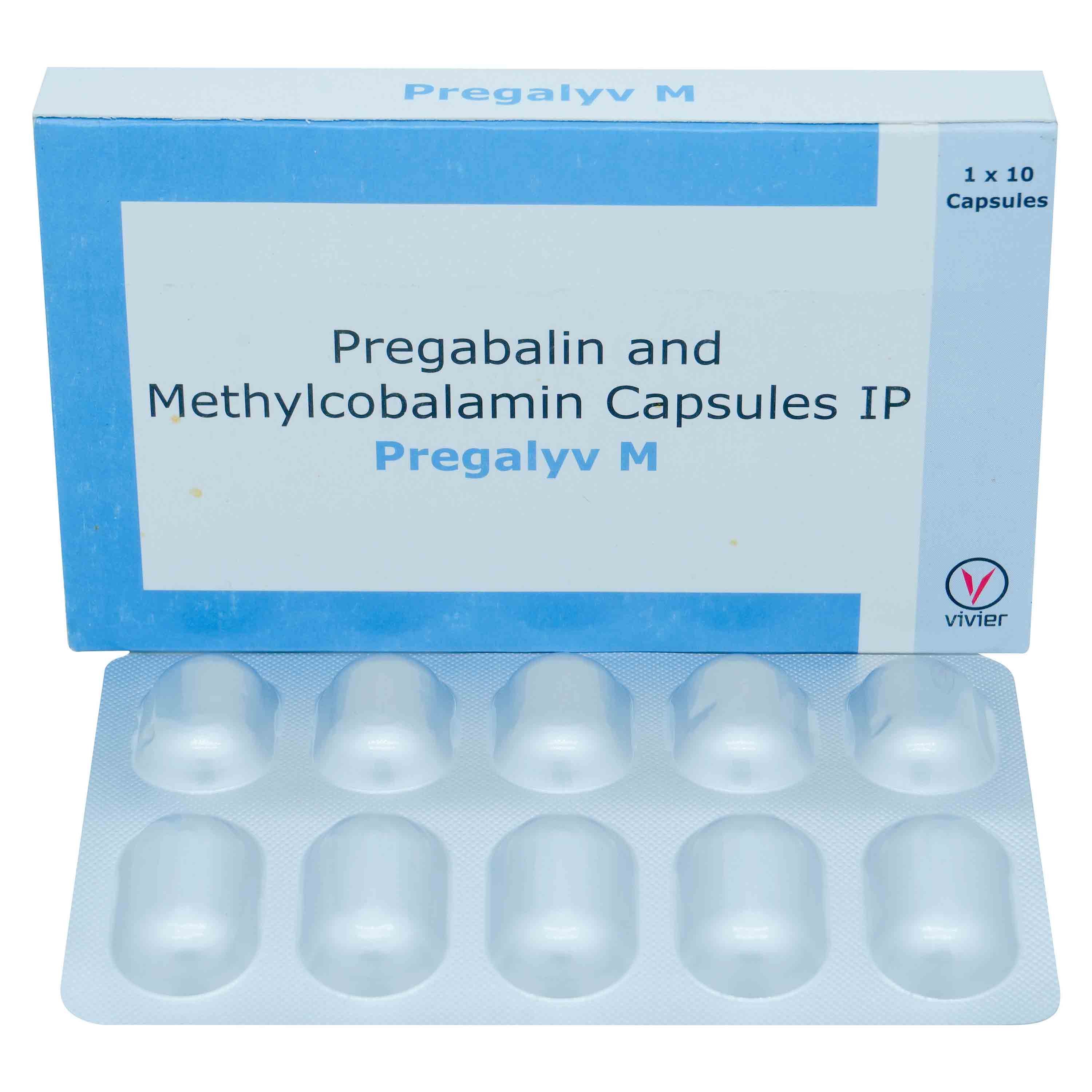 Pregalyf M Capsule 10's, Pack of 10 CapsuleS Pregalyf M Capsule 10's, Pack of 10 CapsuleS