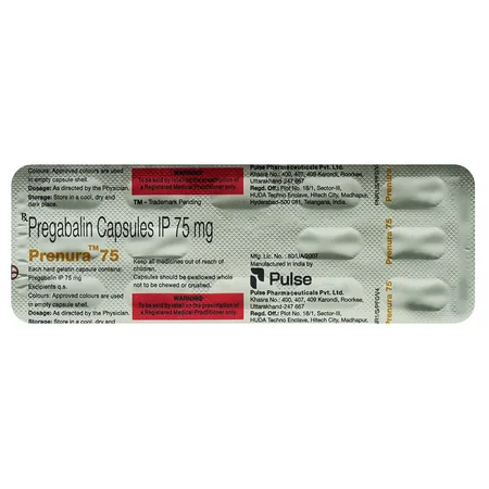 Prenura 75Mg Cap 14'S