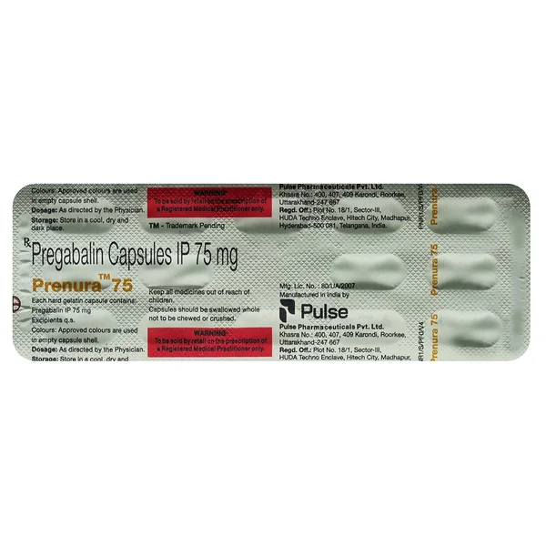 Prenura 75Mg Cap 14'S