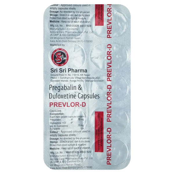 Prevlor-D Capsule 10's, Pack of 10