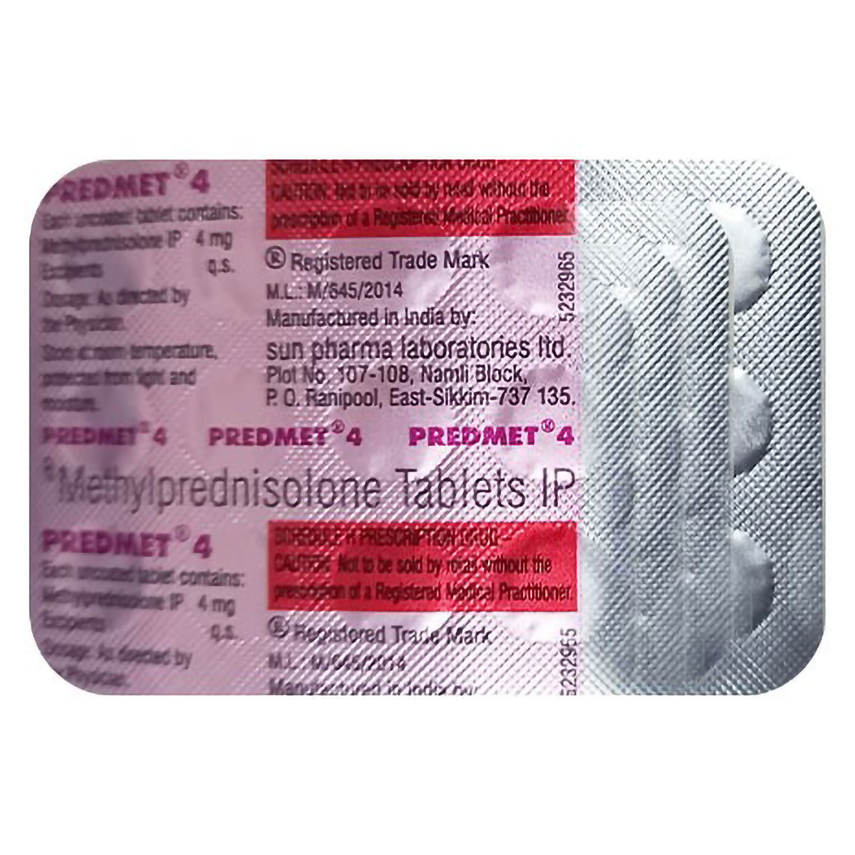Predmet 4 mg Tablet 15's, Pack of 15 TabletS Predmet 4 mg Tablet 15's, Pack of 15 TabletS