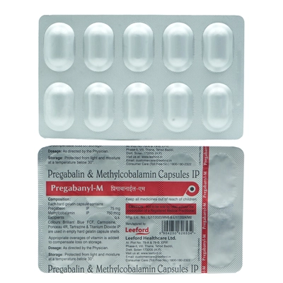 Pregabanyl-M Capsule 10's, Pack of 10 CapsuleS