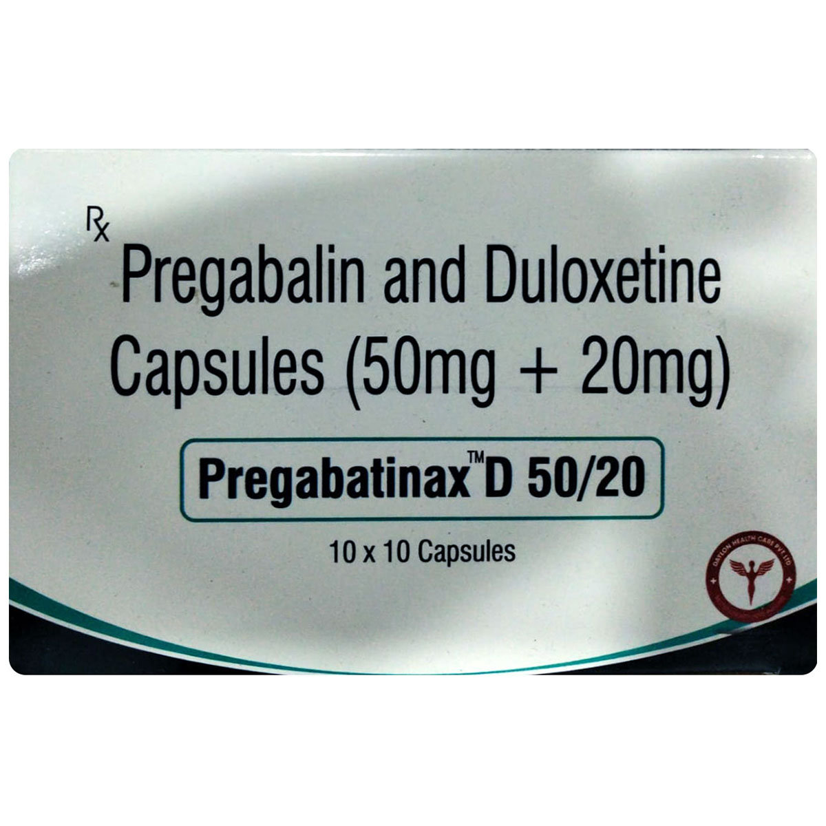 Pregabatinax D 50/20 Capsule 10's, Pack of 10 Pregabatinax D 50/20 Capsule 10's, Pack of 10