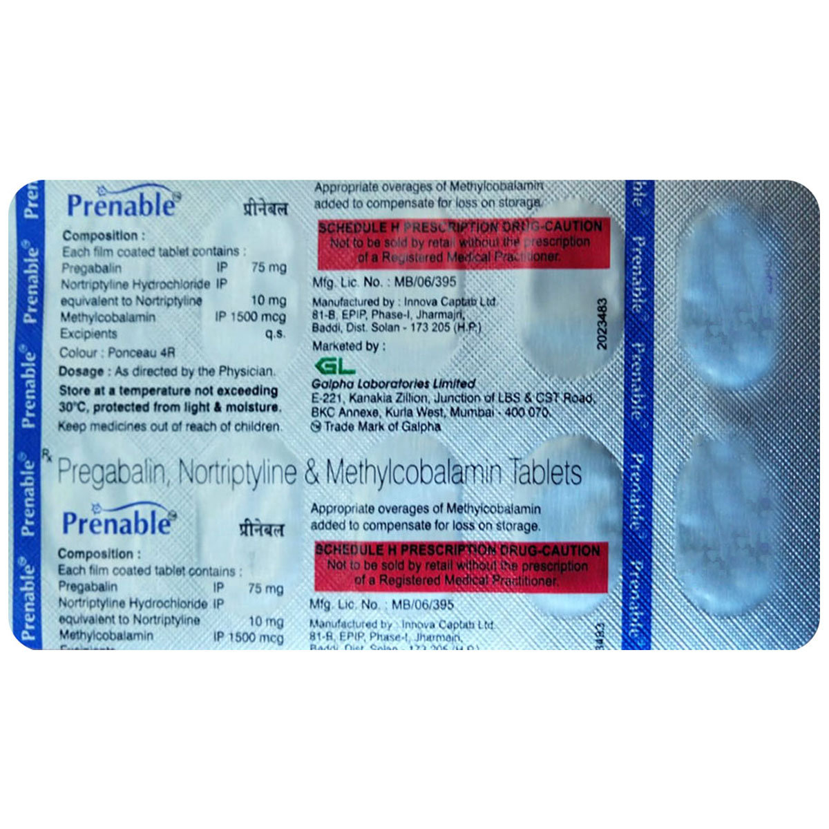 Prenable Tablet 10's, Pack of 10 TABLETS Prenable Tablet 10's, Pack of 10 TABLETS