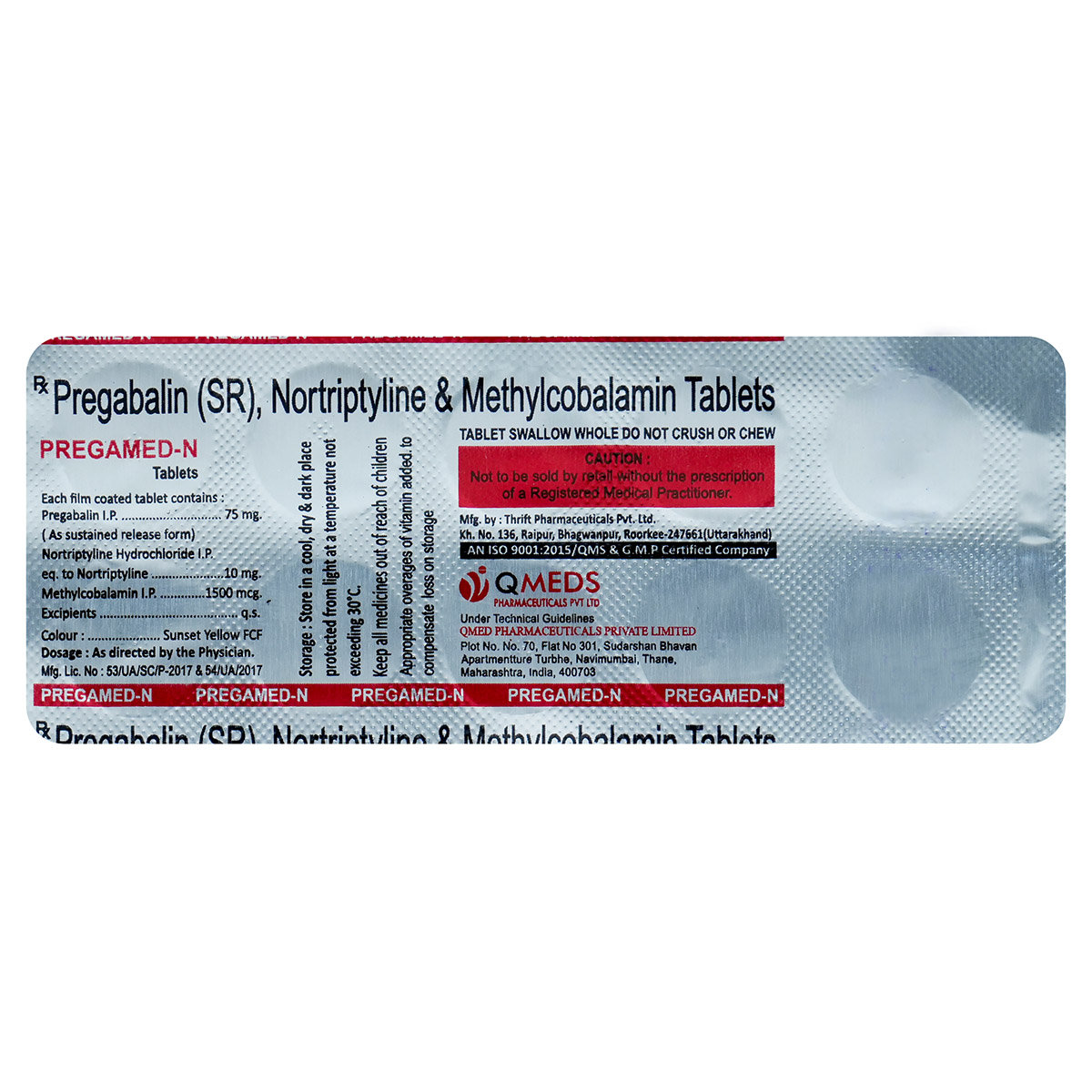 Pregamed-N Tablet 10's, Pack of 10 TABLETS Pregamed-N Tablet 10's, Pack of 10 TABLETS